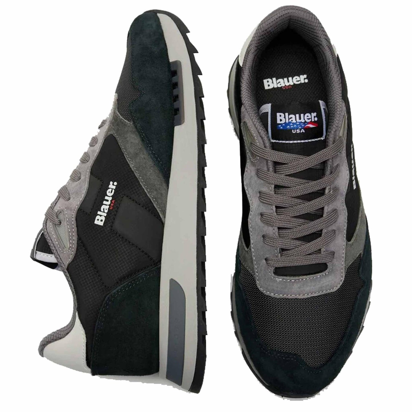 Sneaker Blauer "RYDER01" scarpe sport uomo nero
