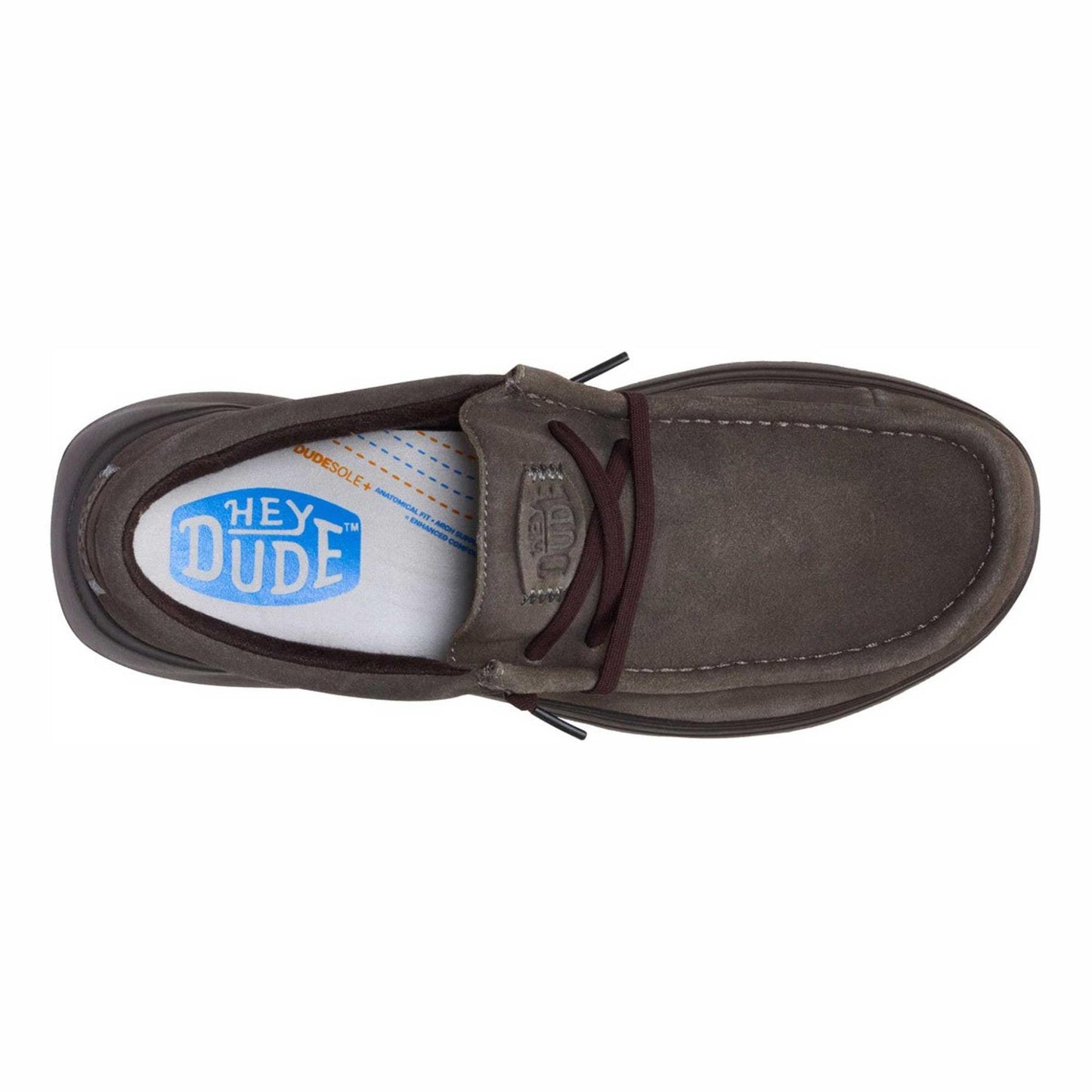 Scarpe Hey Dude Wally Comf Suede 41975-2KU marrone