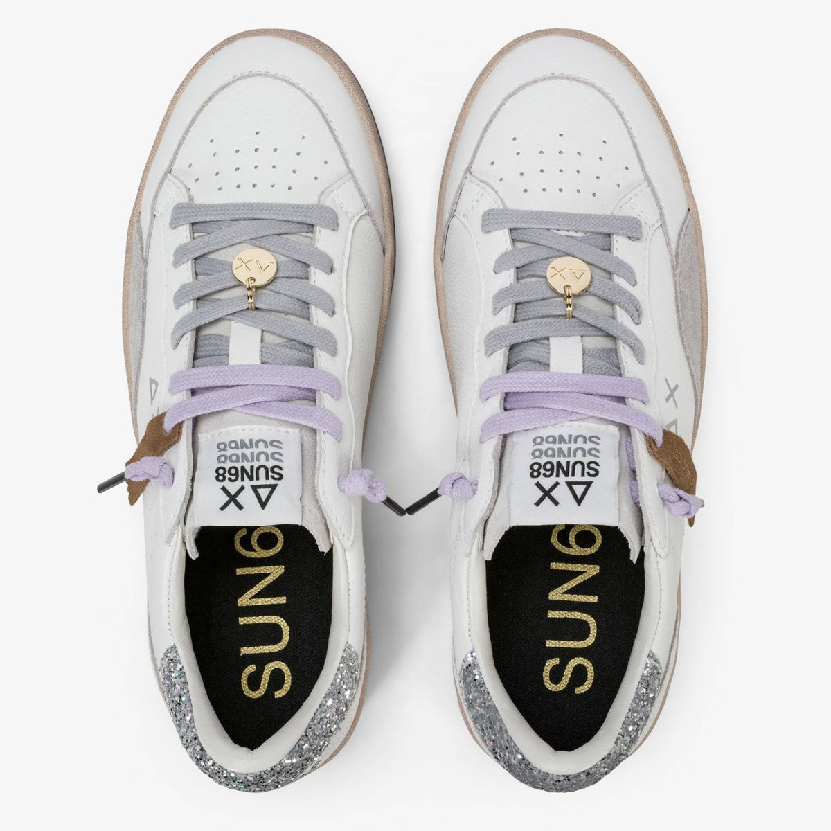 Sneaker SUN68 Urban Street Z46249-01 in pelle
