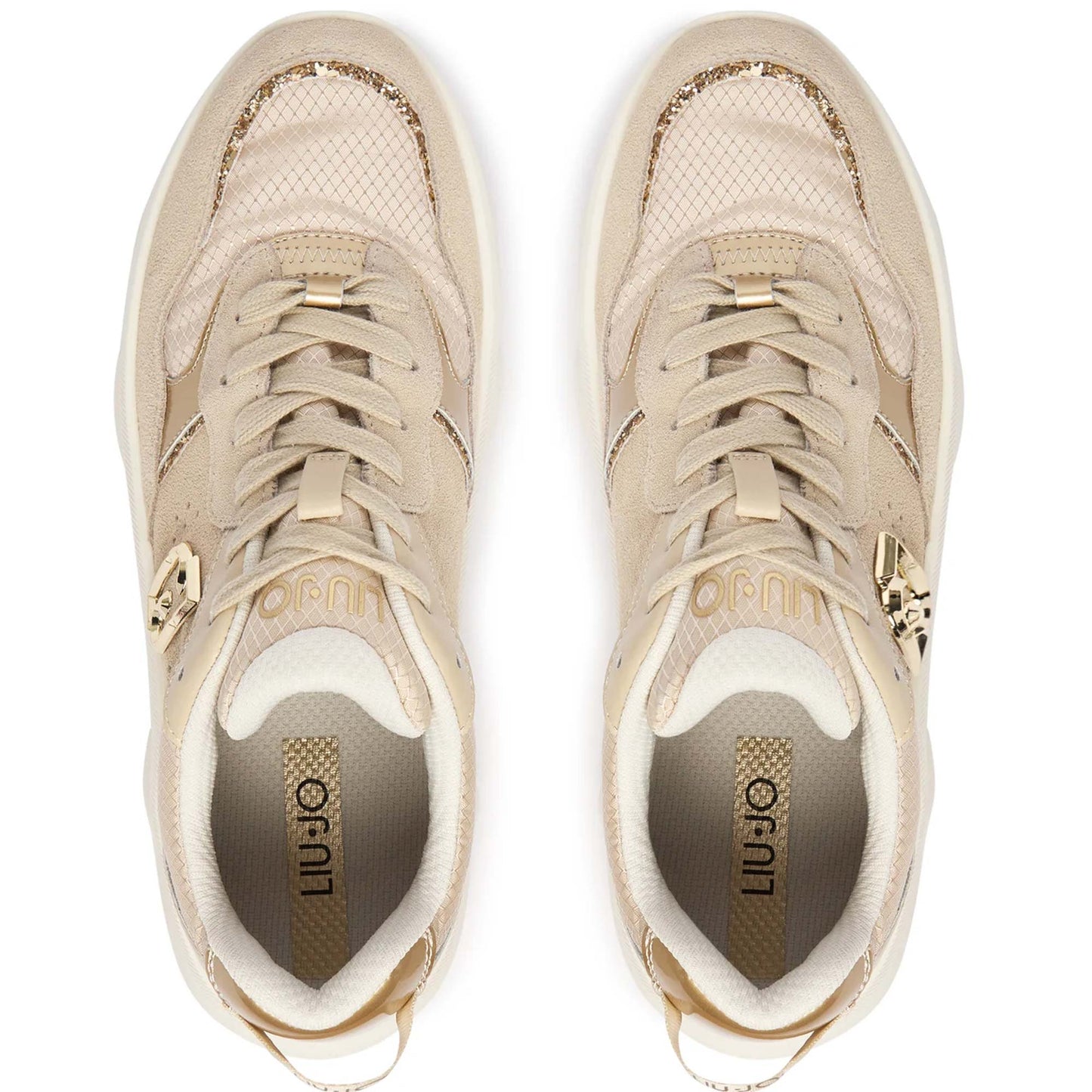 Sneakers LIU JO "Steffy 01" BA6025 beige/oro