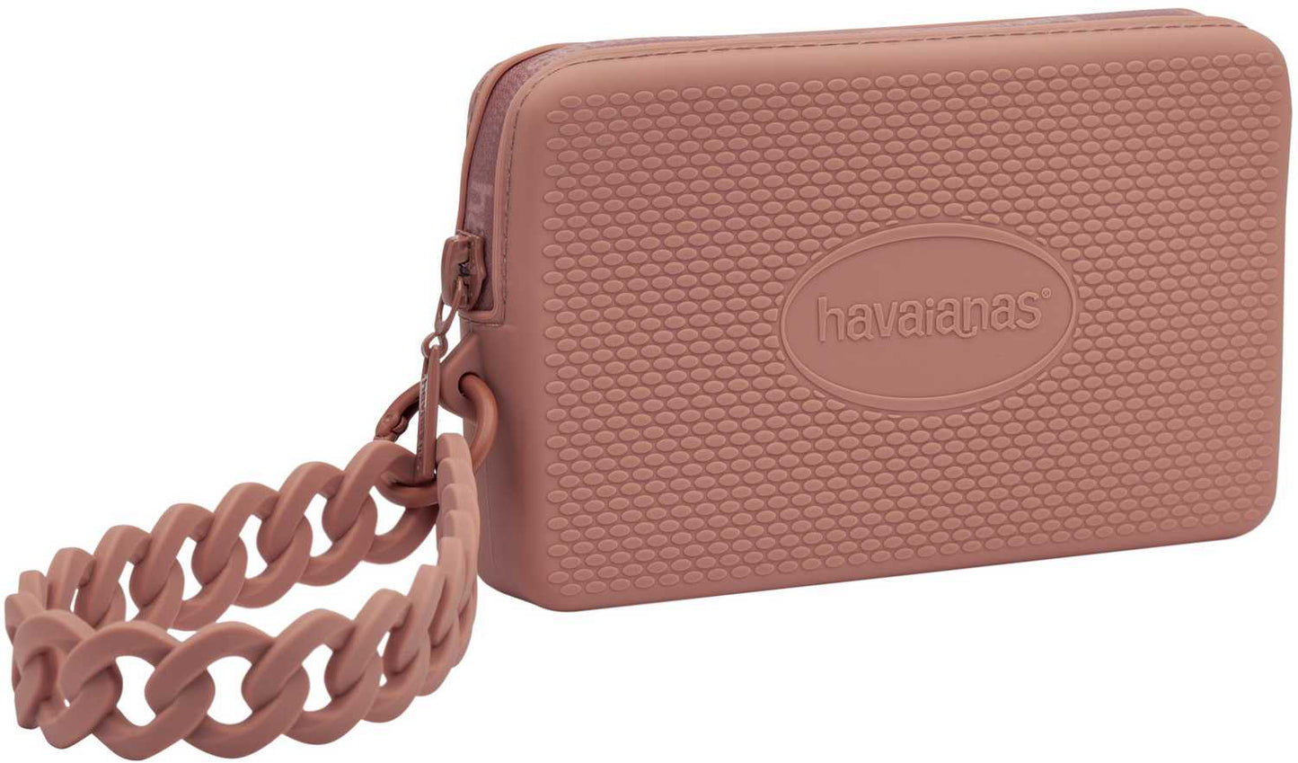 Borsa donna Mini bag Chain Havaianas in silicone rosa