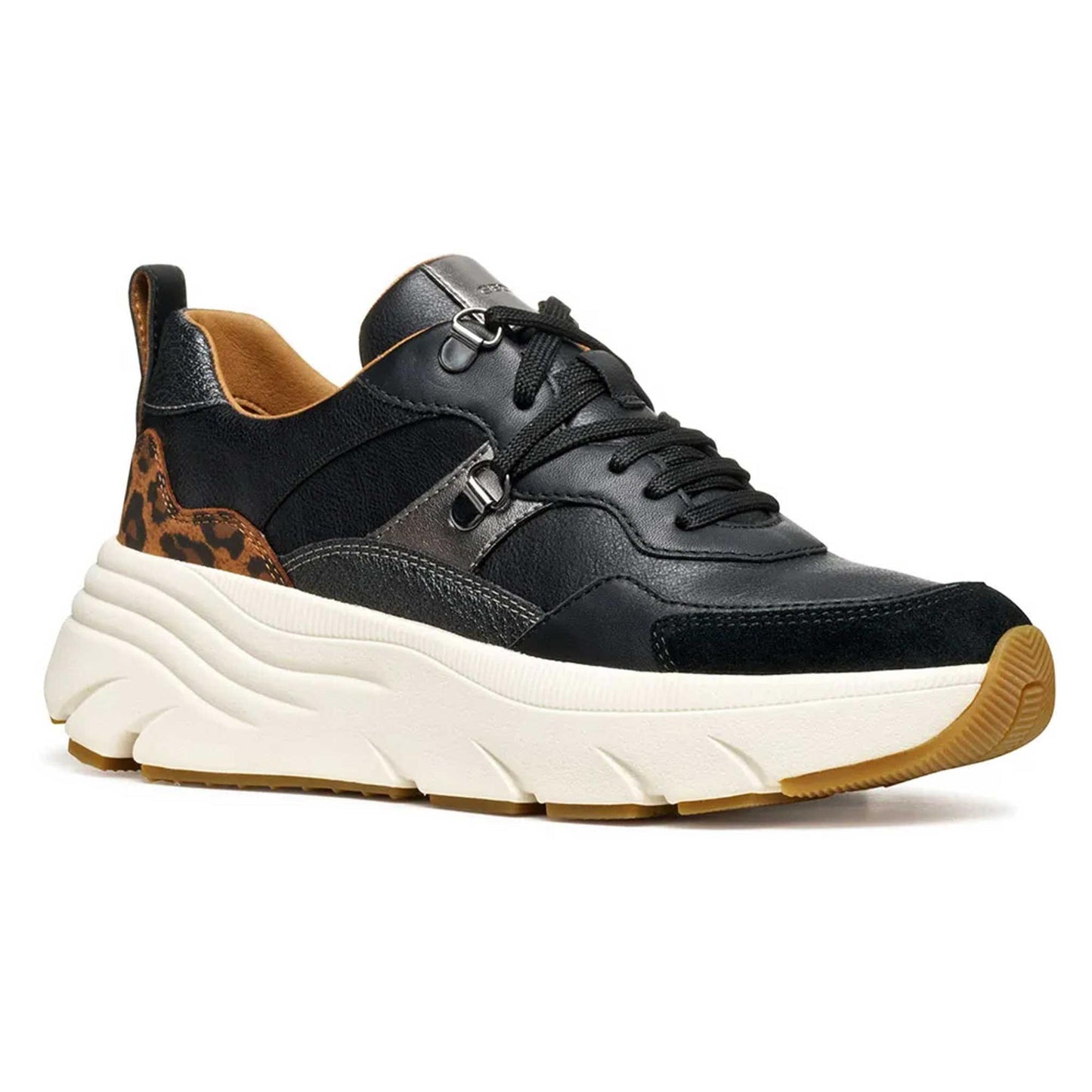 Sneakers GEOX "Diamanta" D36UFE scarpe nero