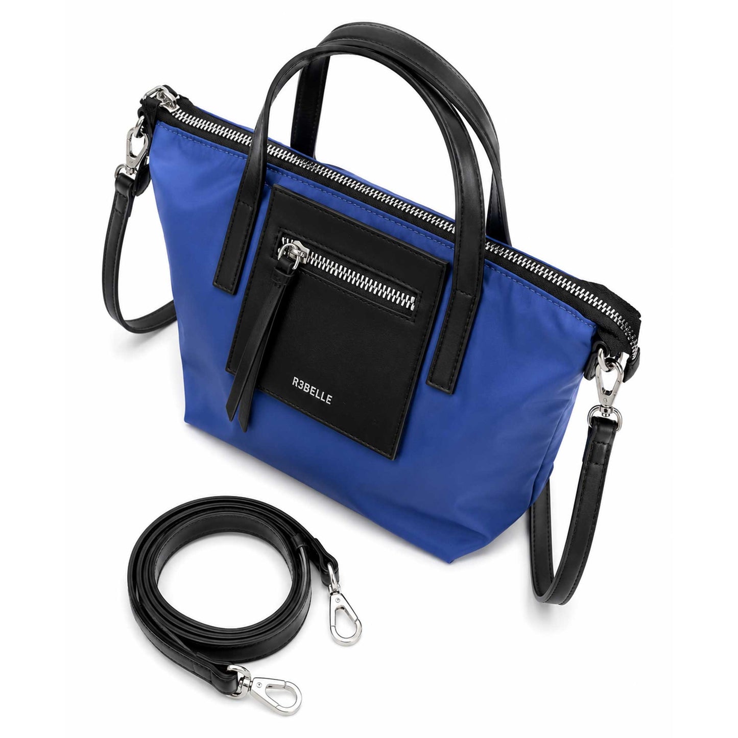 Borsa a spalla REBELLE NOA SMALL NYLON lavender