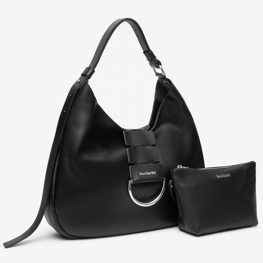 Borsa Hobo NeroGiardini E644161D-100