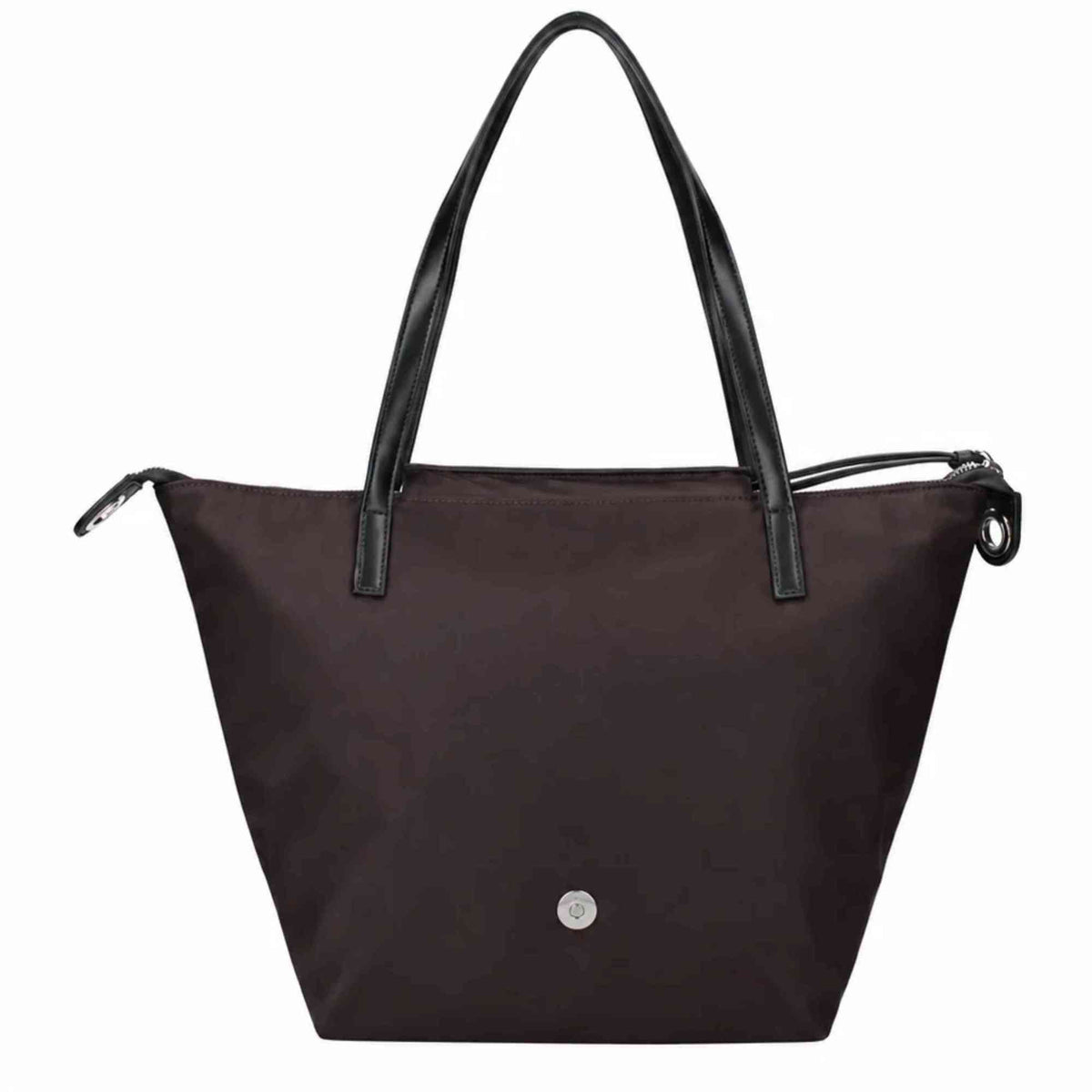 Borsa Rebelle Noa in Nylon Marrone Wengé | Shopping Bag Donna