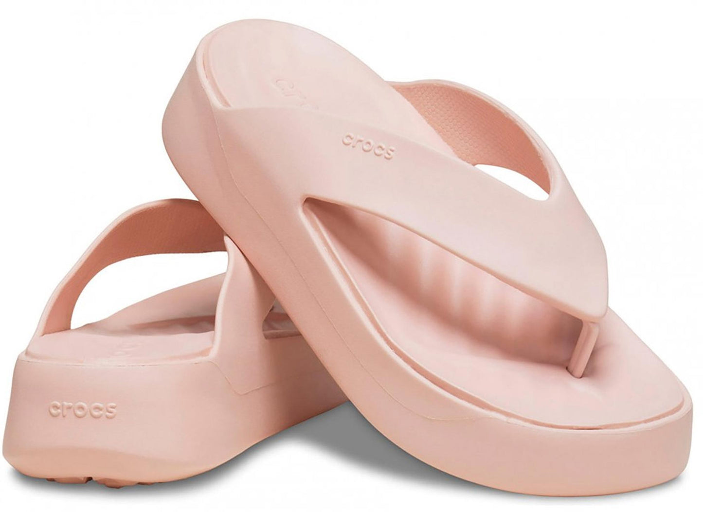 Sandali Crocs Getaway Platform Flip W 209410-6UR quarzo