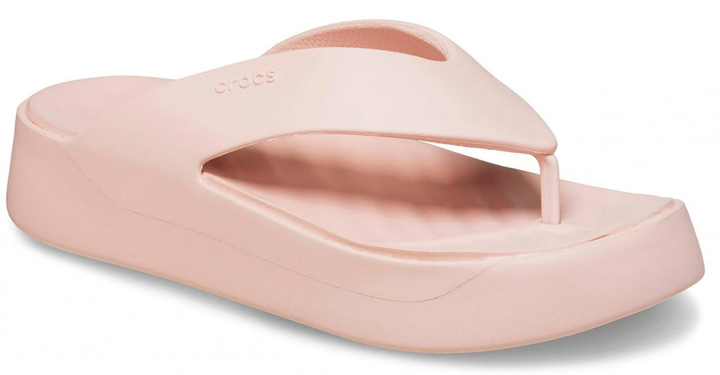 Sandali Crocs Getaway Platform Flip W 209410-6UR quarzo