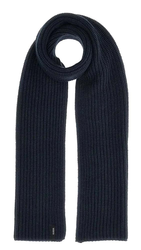 Sciarpa Guess AM9332 foulard uomo 25x180 Blu