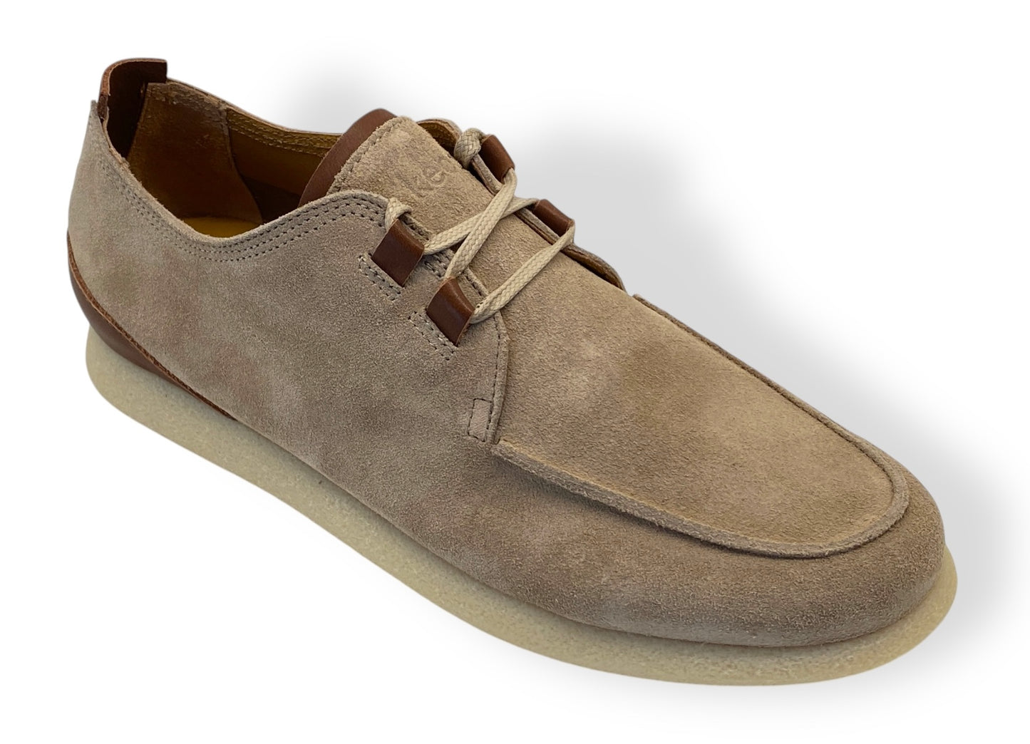 Mocassino stringato KEBO CL3020 scarpe uomo in camoscio