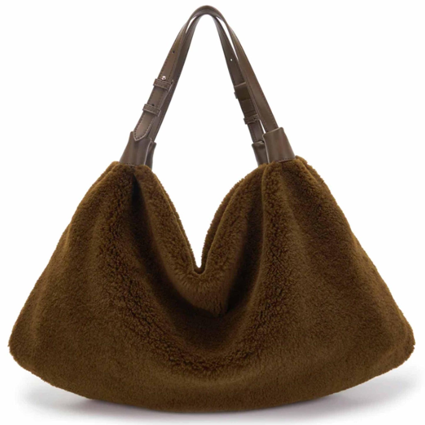Shopper La Carrie 152M-TX-245 Teddy Soft marrone