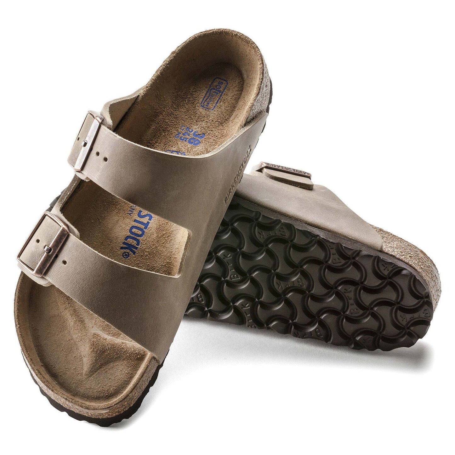 Sandali Birkenstock Arizona Soft 0552813 Marrone tabacco (35-41)