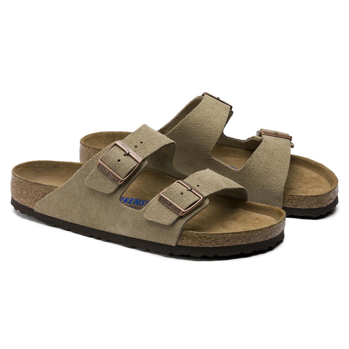 Sandali Arizona Soft Birkenstock camoscio taupe 951303 (35-40)