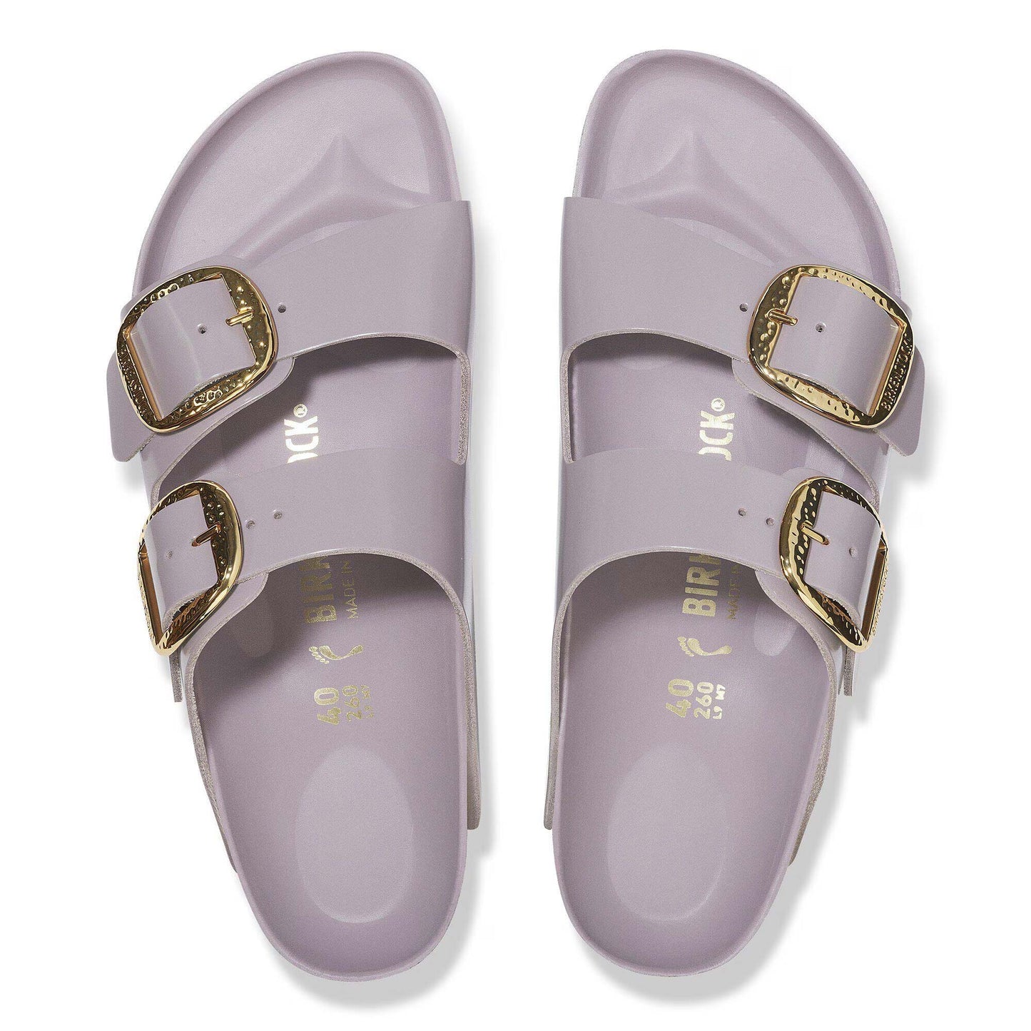 Sandali Arizona Big Buckle High-Shine Faded Birkenstock in pelle 1029762