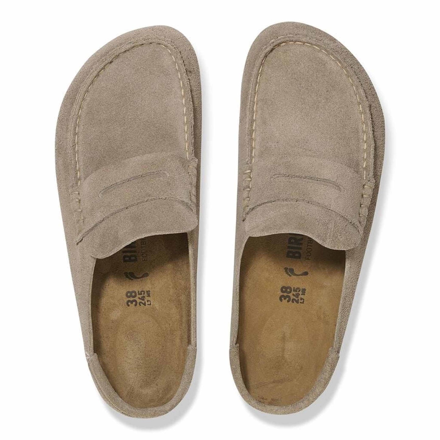 Scarpe Naples Wrapped Birkenstock 1029710 (39-44) in camoscio taupe
