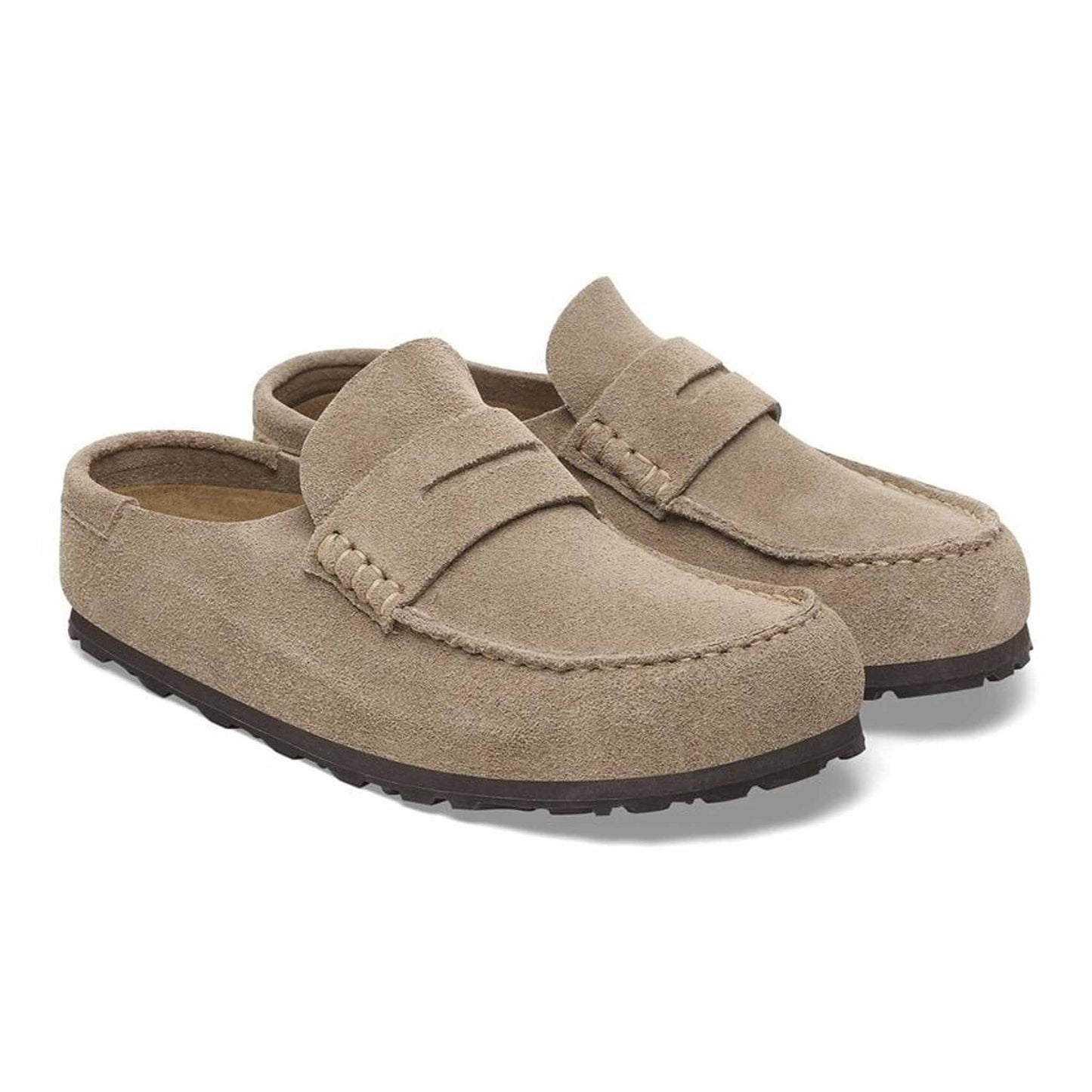 Scarpe Naples Wrapped Birkenstock 1029710 (39-44) in camoscio taupe