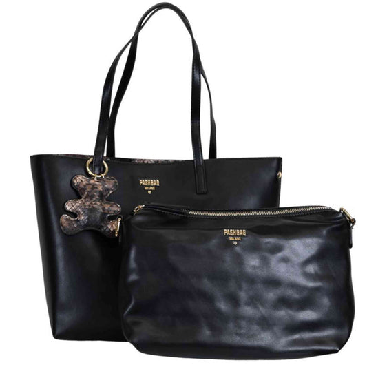 Borsa PashBag Kate nera vista laterale