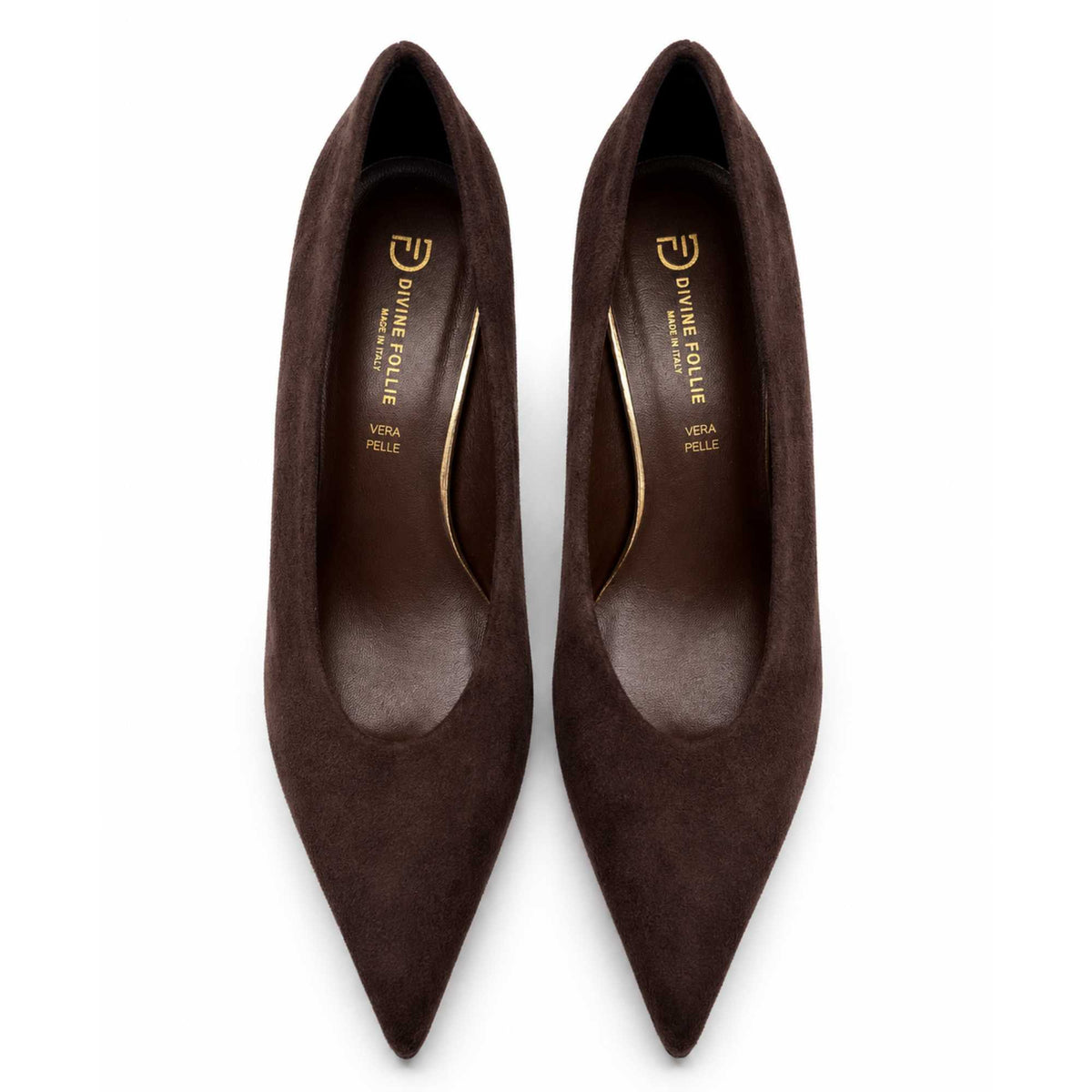 Décolleté Divine Follie P6049 Donna Marrone | Tacco 5,5 cm | Made in Italy