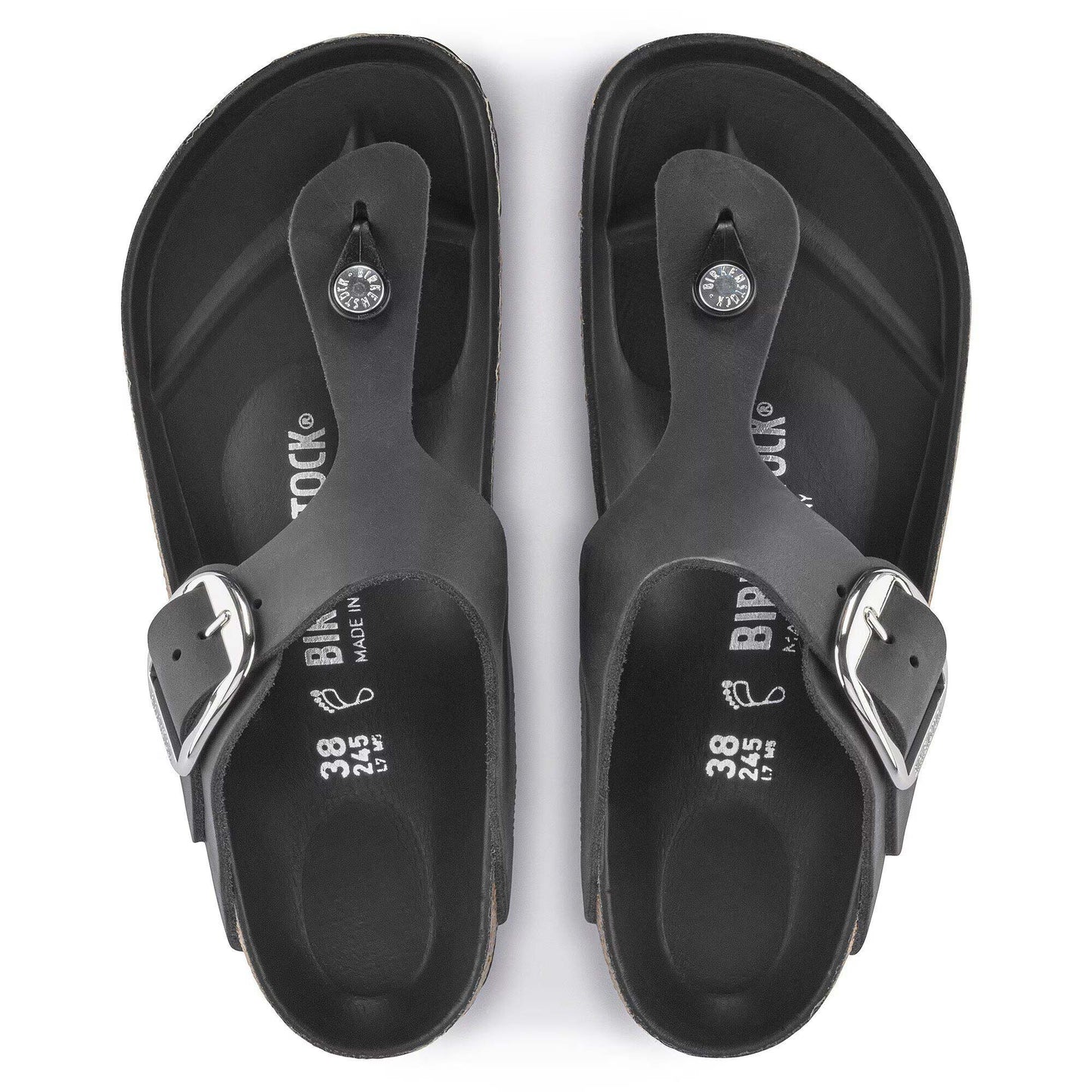 Sandali Gizeh Big Buckle Birkenstock 1023334 nero (35-41)