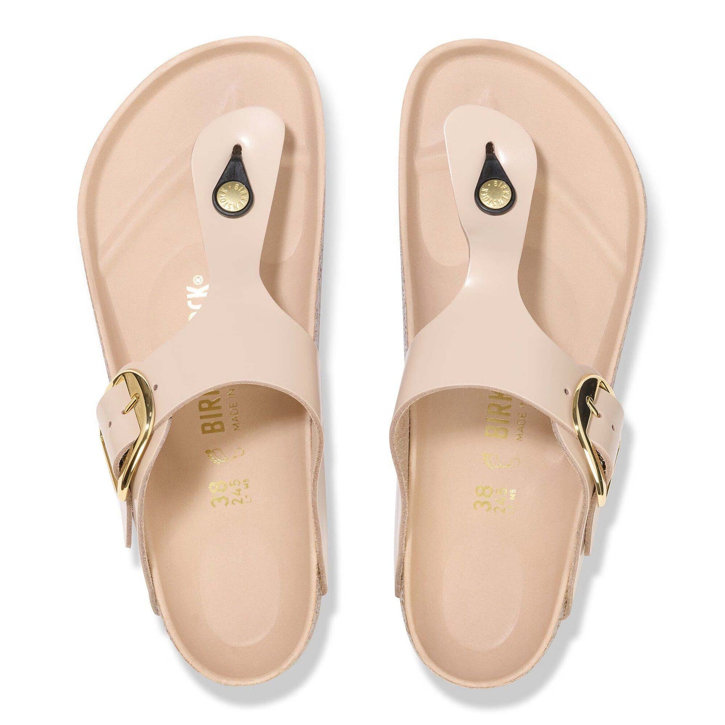 Sandali Gizeh Big Buckle Shine Birkenstock 1026550 beige (35-41)