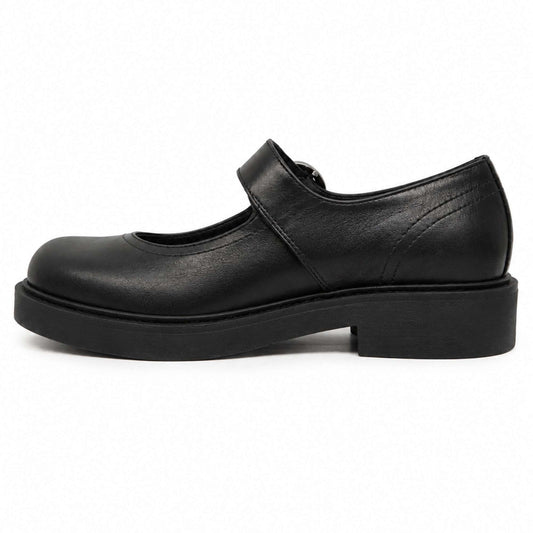 Mary Jane NeroGiardini I513970D-100 Donna in Pelle Nera | Scarpe Made in Italy