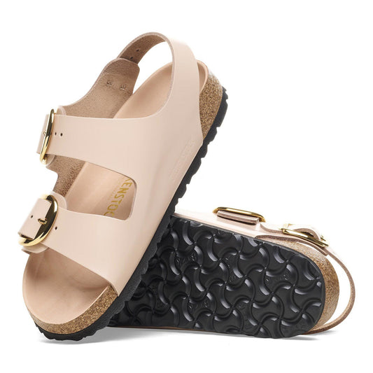 Sandali Milano Birkenstock 1026484 in pelle beige
