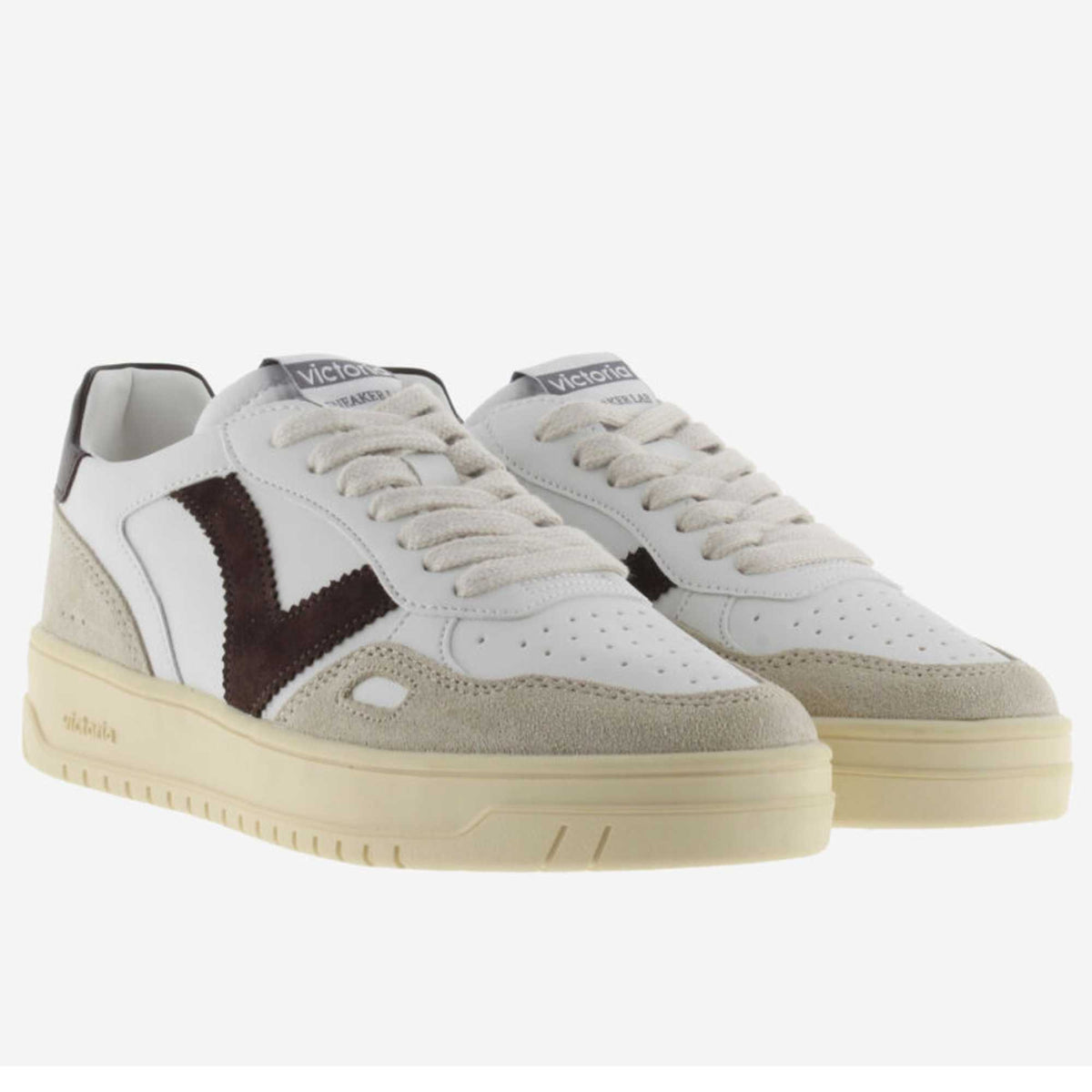 Scopri le sneakers Victoria Seul 1257136 donna bianco e marrone: comode, versatili e dal look rétro. Acquista online da Toma Calzature