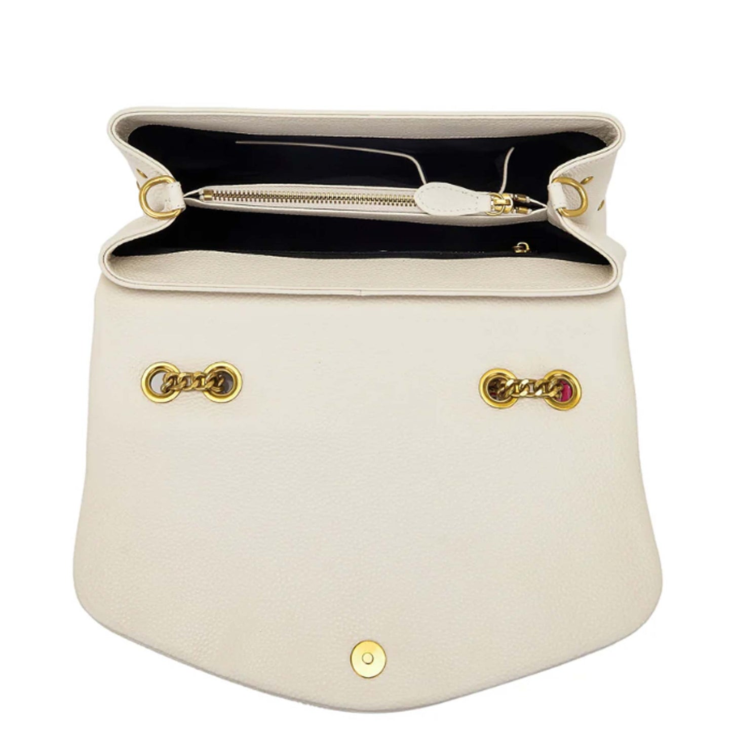 Bowling bag foulard La Carrie 161P-WM-320-TBL avorio