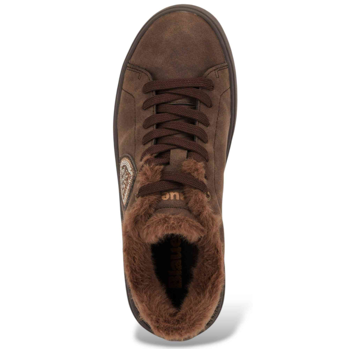 Sneaker Blauer VICTORY01 donna nubuck Marrone Scuro