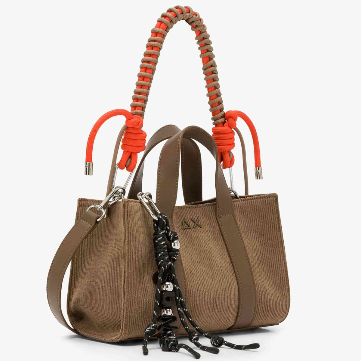 Mini bag velvet corduroy SUN68 Y46221_77 beige scuro
