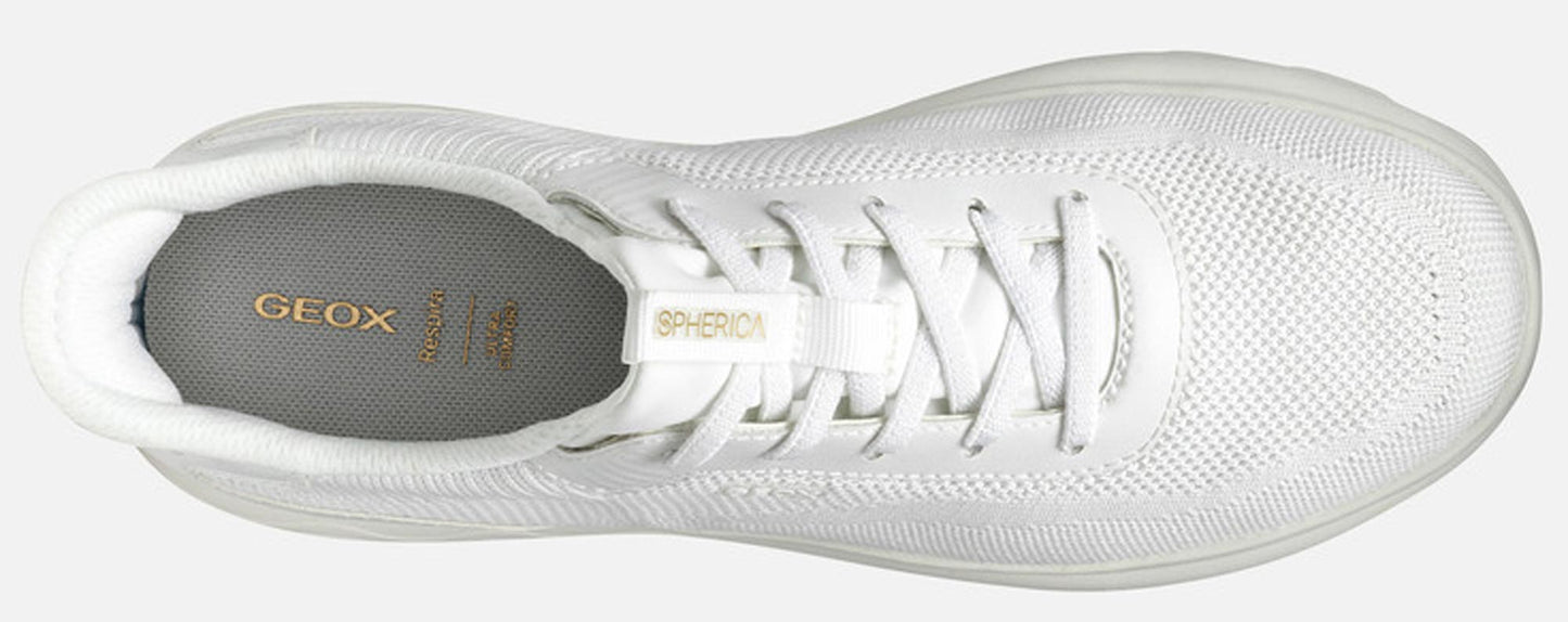 Sneakers GEOX "Spherica Plus A" scarpe donna bianco