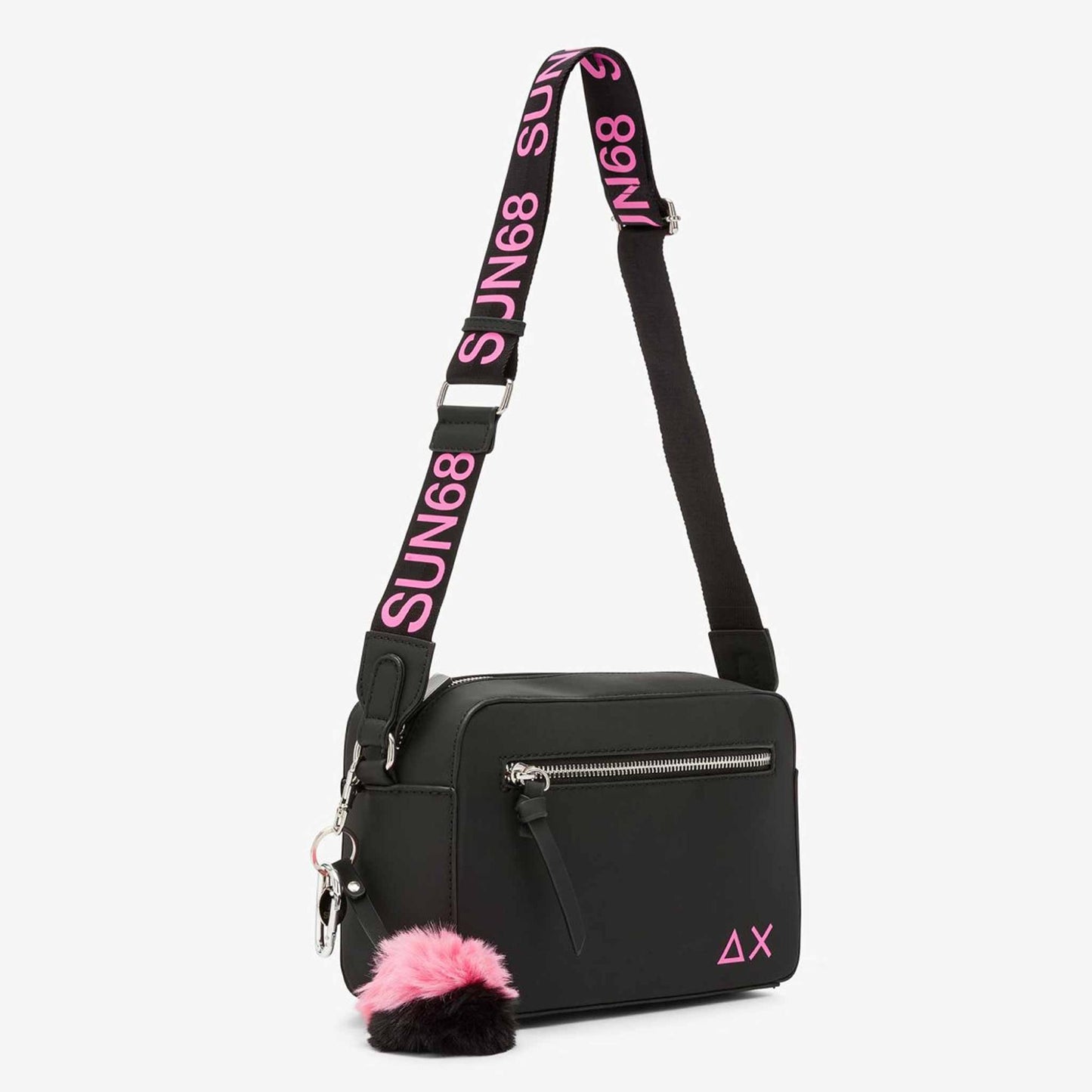 Borsa SUN68 tracolla nylon nero Z45269_11