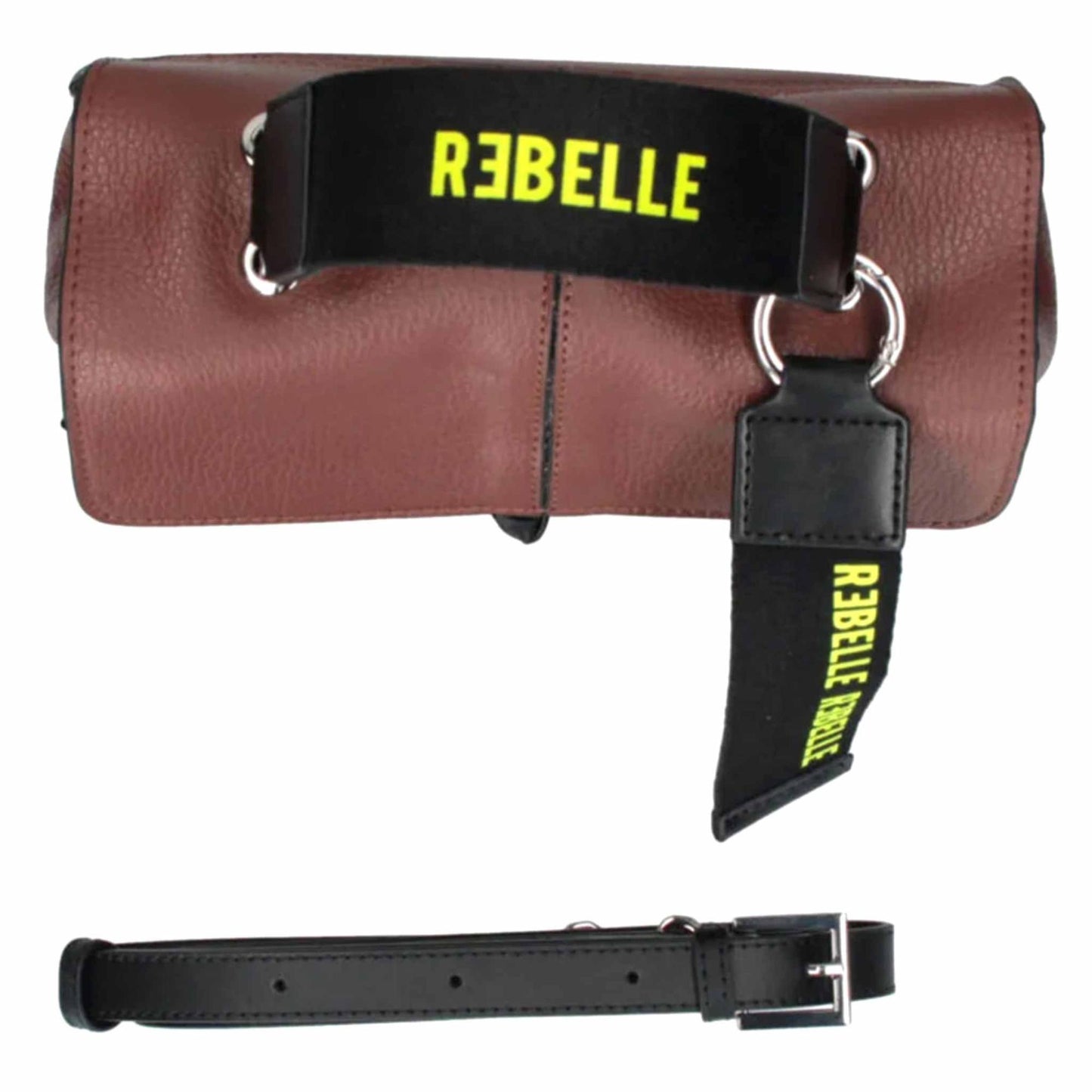 Mini bag REBELLE CHLOE SATCHEL S tracolla marrone