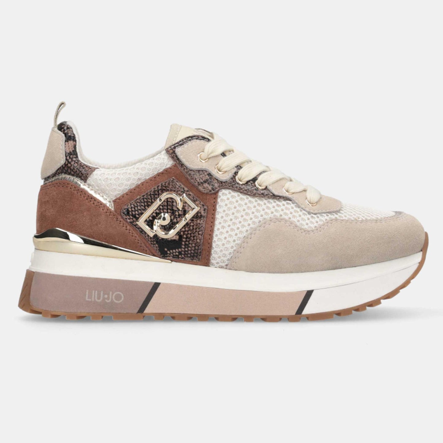 Sneakers LIU JO "Maxi Wonder 01" BF5009 beige
