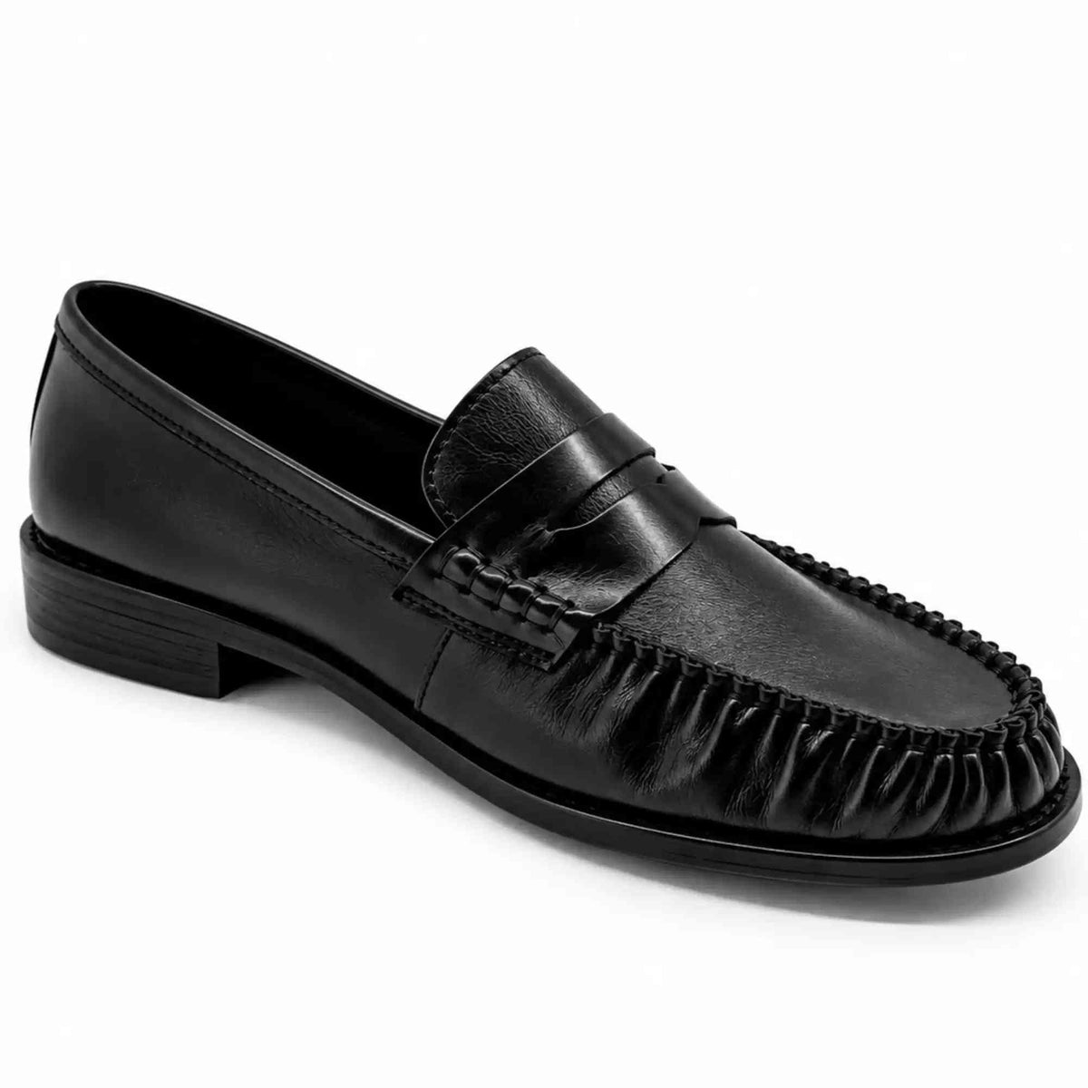 Mocassino INUOVO LF6962 donna donna in pelle nero