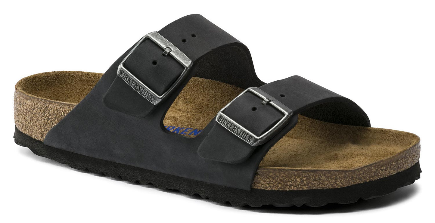 Sandali Birkenstock Arizona Soft 752483 Nero oliato (35-46)