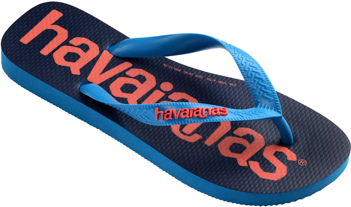 Infradito Havaianas Top Logomania II sandali kids turchese 41457410212