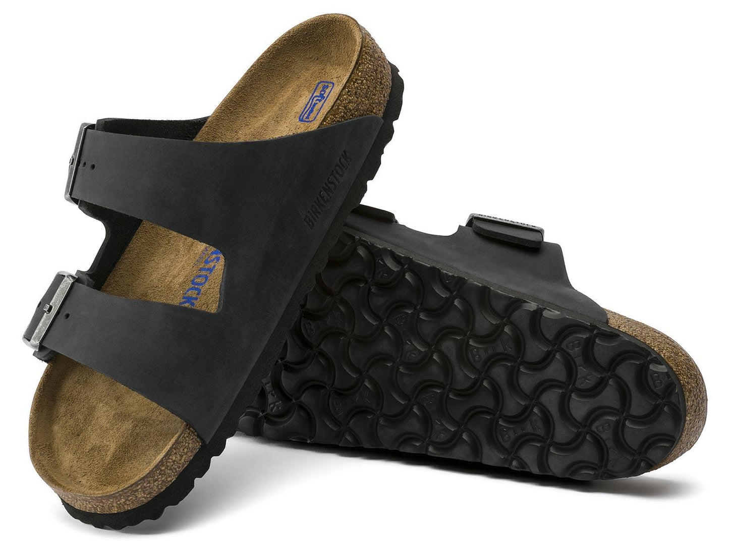 Sandali Birkenstock Arizona Soft 752483 Nero oliato (35-46)