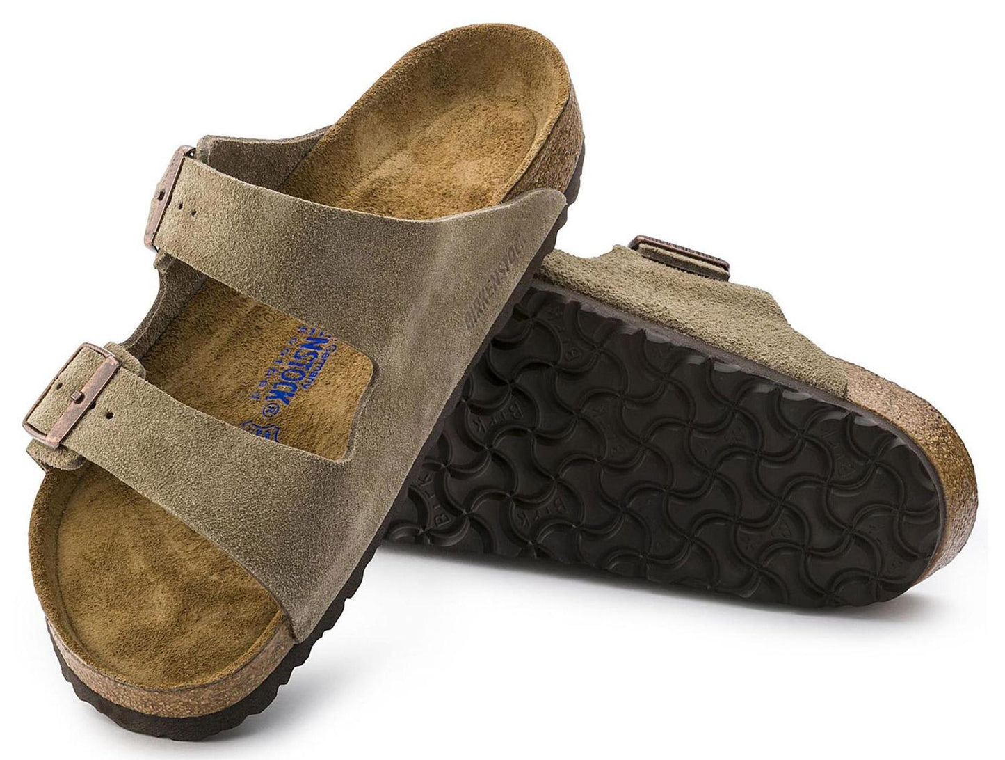 Sandali Arizona Soft Birkenstock camoscio taupe 951303 (41-46)