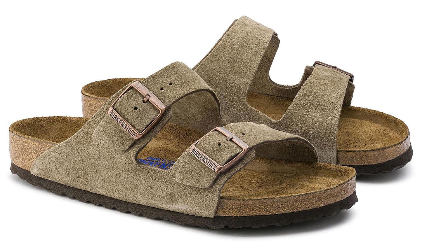 Sandali Arizona Soft Birkenstock camoscio taupe 951303 (41-46)