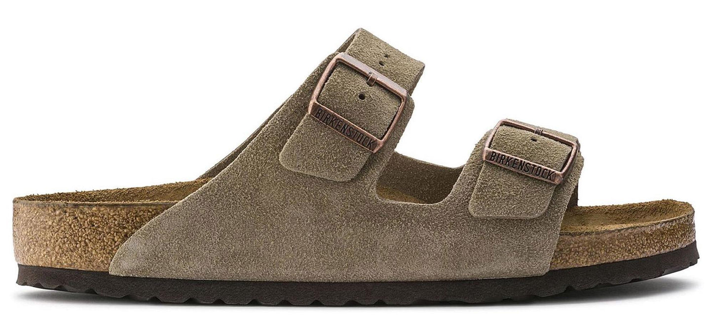 Sandali Arizona Soft Birkenstock camoscio taupe 951303 (41-46)