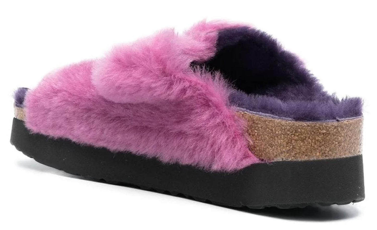 Sandali Arizona Plateau Big Buckle Teddy Papillio by Birkenstock 1025452