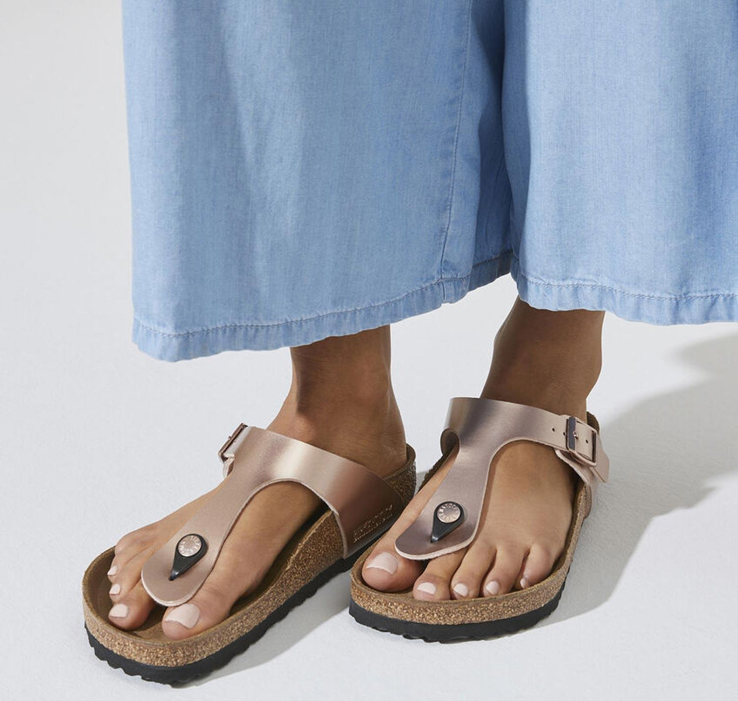 Infradito Birkenstock Gizeh 1023943 rame metallizzato (35-41)