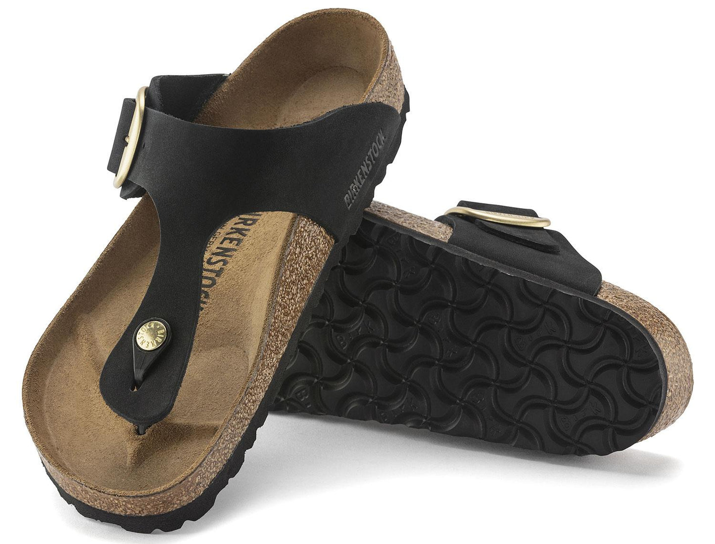 Sandali Gizeh Big Buckle Birkenstock 1024019 nero (35-41)