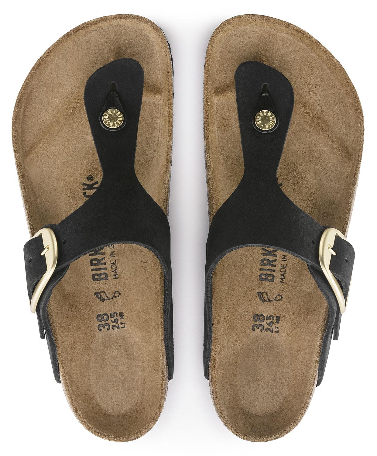 Sandali Gizeh Big Buckle Birkenstock 1024019 nero (35-41)