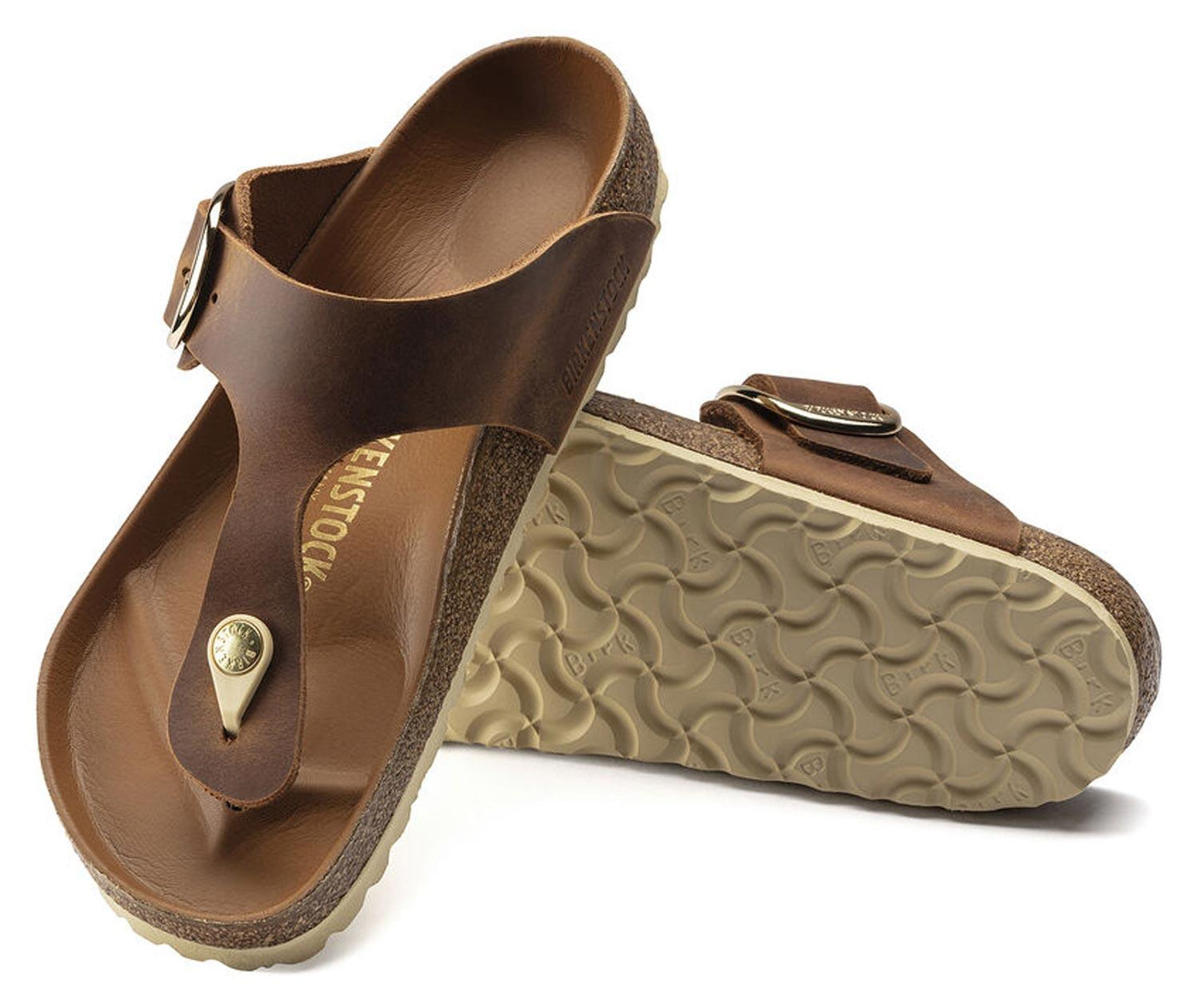 Sandali Gizeh Big Buckle Birkenstock 1018745 marrone cognac (35-41)