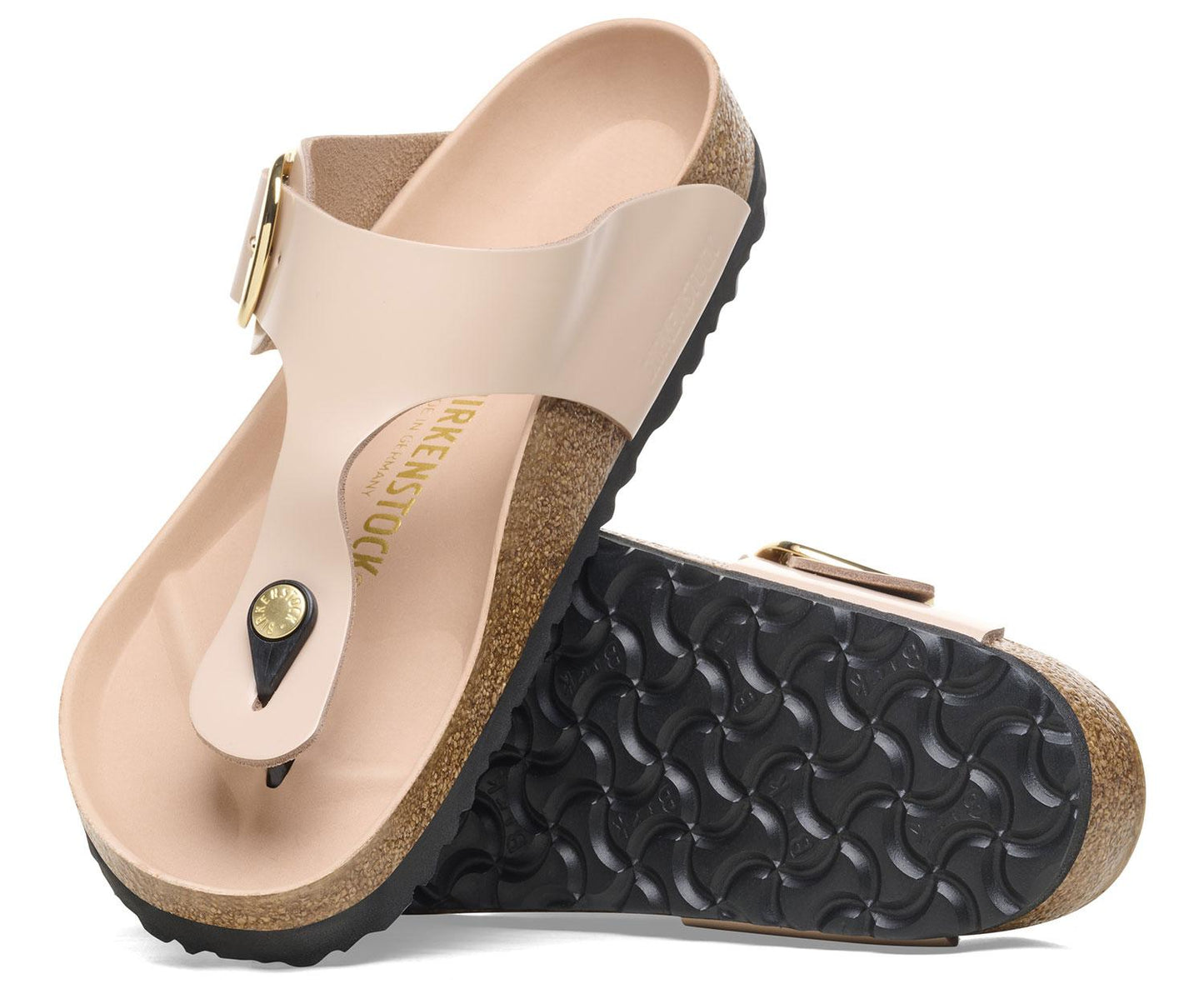 Sandali Gizeh Big Buckle Shine Birkenstock 1026550 beige (35-41)