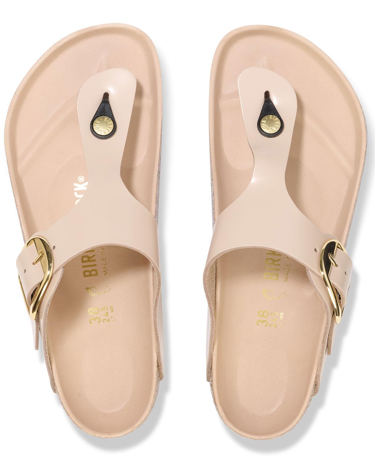 Sandali Gizeh Big Buckle Shine Birkenstock 1026550 beige (35-41)