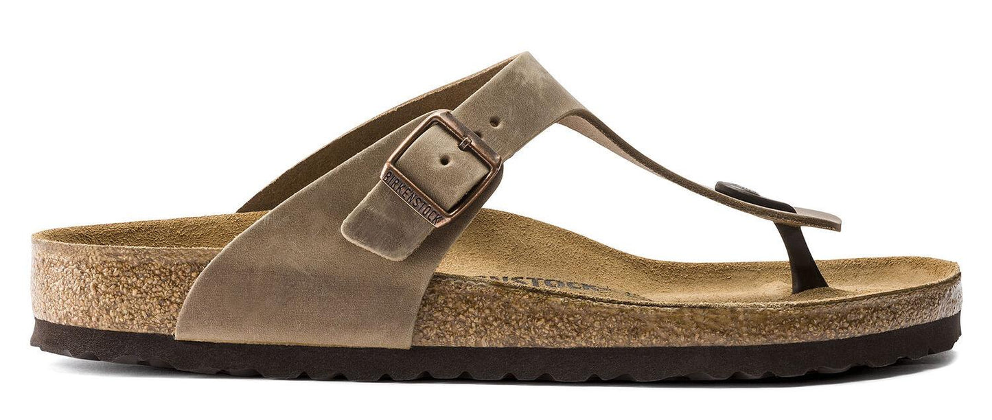 Infradito Birkenstock Gizeh 943811 in pelle oliata tabacco (35-41)
