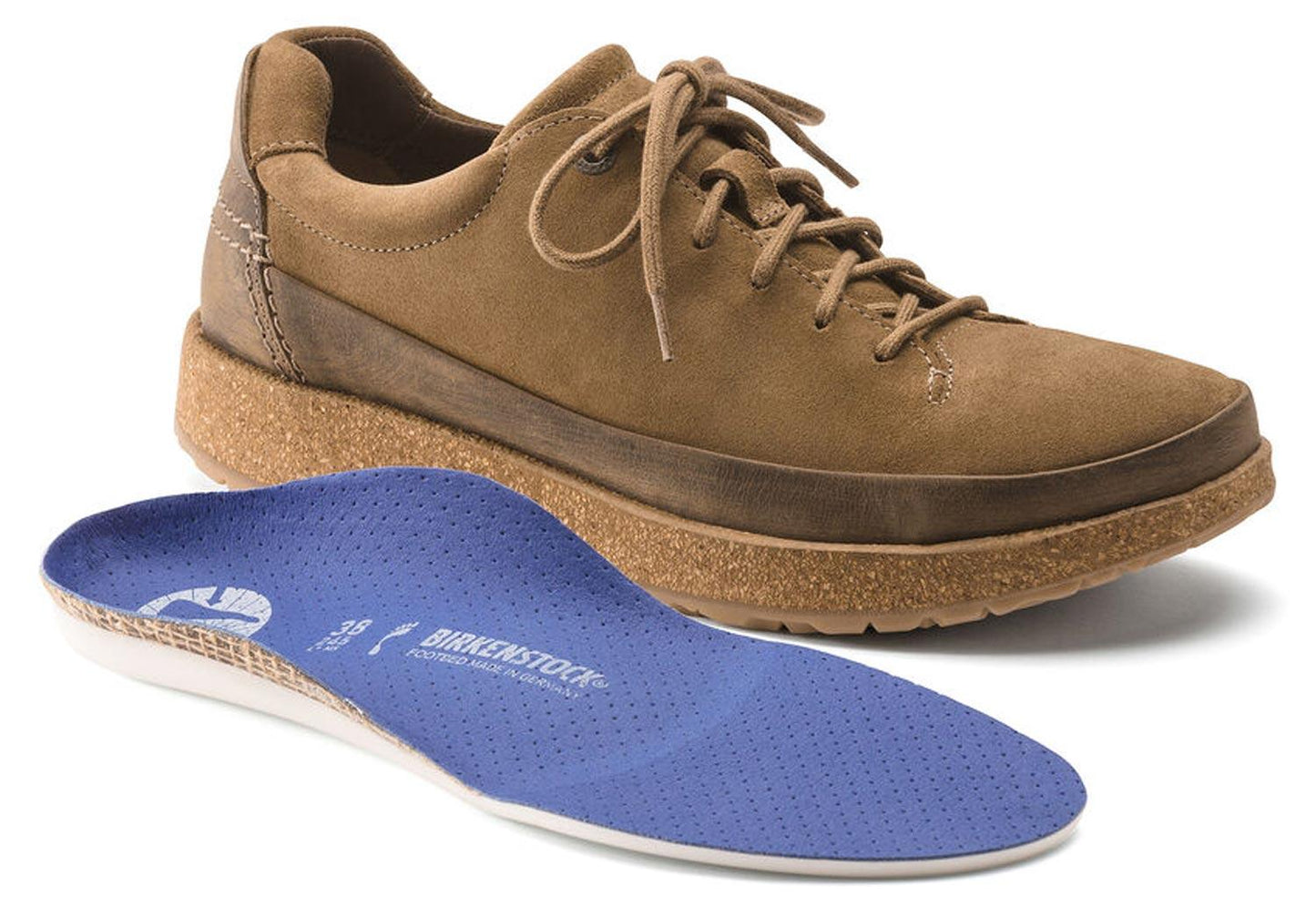 Sneaker Honnef Low Birkenstock art 1020472 scarpe donna in pelle marrone (36-40)