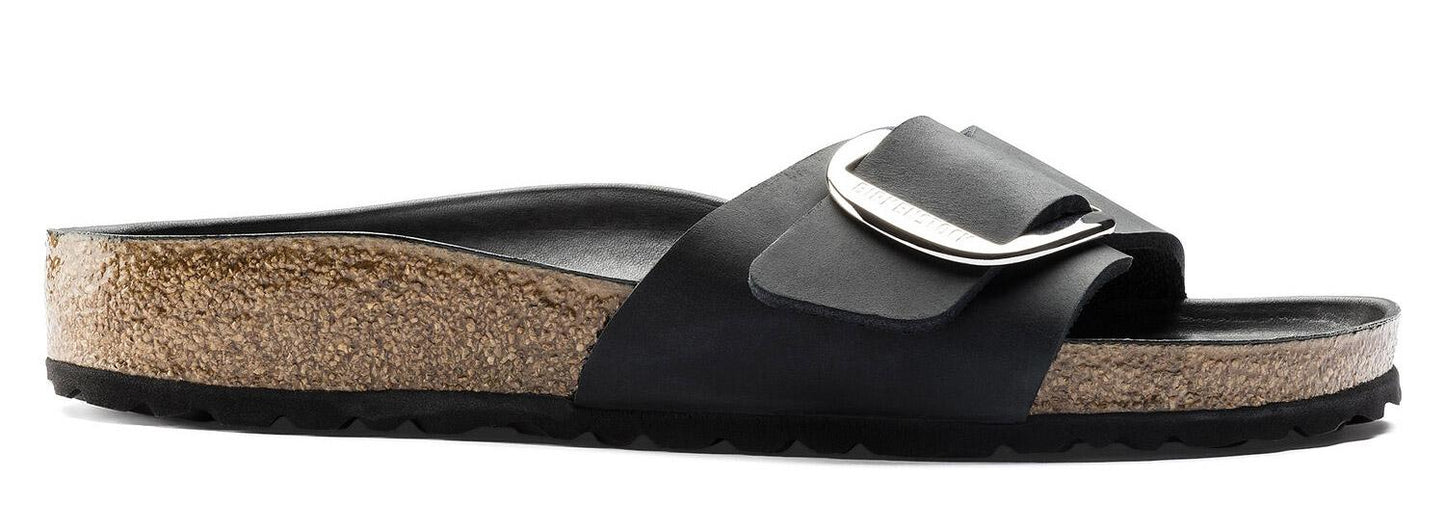 Sandali Birkenstock Madrid Big Buckle in pelle nera 1006523
(35-41)